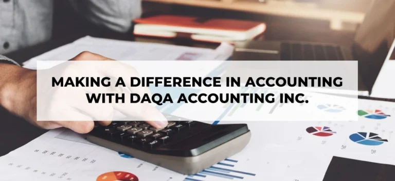 Making A Difference In Accounting With DAQA Accounting Inc.